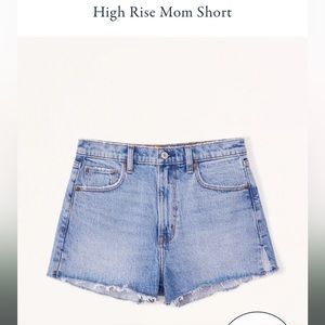 Abercrombie High Rise Mom Short size 0